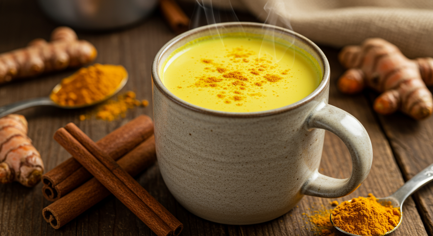 Golden turmeric milk